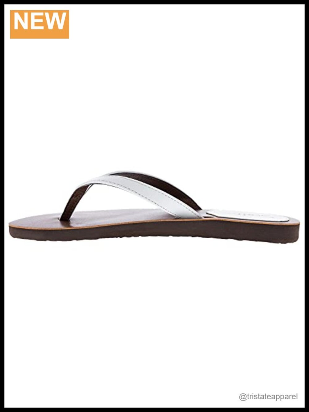 Scott Hawaii Mohala Vegan Leather Flip Flop Slipper Rubber Sole